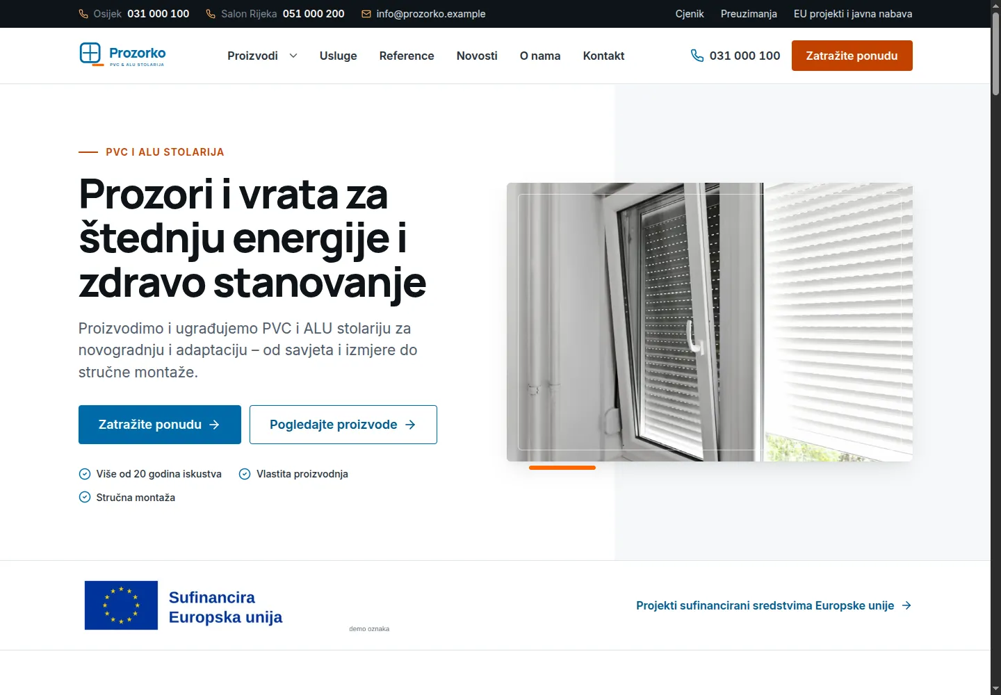 Prozorko — homepage